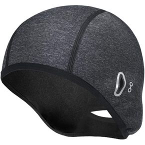 NOLITOY Winter Cycling Beanie Hat Thermal Skull Cap Windproof Acrylic Material for Men and Women for Outdoor Sports and Cycling Activities Grey in Saudi Arabia