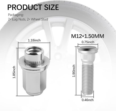4pcs ترصيع العجلات والمكسرات العروة ، m12x1.5 مصور العروة مع مرور الأزرار OEM#90942-02049،90942-01058 للعجلات ، وملحقات السيارات عجلات العروات المتوافقة مع toyota lexus scion in Kuwait
