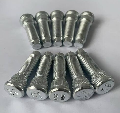 10 PCS 610-260 Rear 1/2-20 Serrated Wheel Stud - .618 in. Knurl, 1-13/16 in. Length Compatible with Select Ford Ranger Bronco Country Custom E150/Lincoln/Mercury Models D6AZ1107A in Saudi Arabia