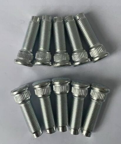 10 PCS 610-260 Rear 1/2-20 Serrated Wheel Stud - .618 in. Knurl, 1-13/16 in. Length Compatible with Select Ford Ranger Bronco Country Custom E150/Lincoln/Mercury Models D6AZ1107A in Saudi Arabia