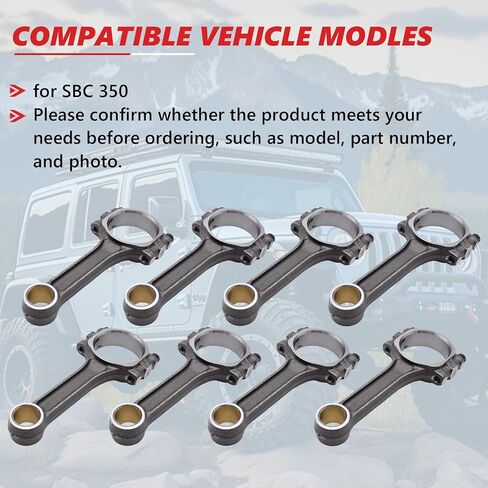 4Pcs Connecting Rod for 2010-2018 Soul Rio for Accent 1.6L OE 23510-2B000 23510-2B010 for 2012-2017 VELOSTER 1.6L in Kuwait