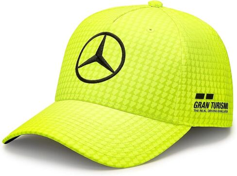 Mercedes AMG Petronas Formula One Team - 2023 Lewis Hamilton Driver Hat - Neon Yellow - Usisex - الحجم: حجم واحد in Saudi Arabia