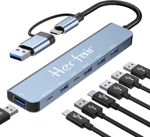 موزع USB موسع USB 2.0، مقسم منافذ 1 إلى 4، محول متعدد المنافذ in Saudi Arabia