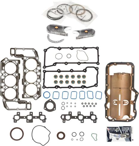 MA-9761264986-4 Full Gasket Set Bearings Rings Compatible With/For 02-05 Dodge Dakota Durango Jeep Liberty 3.7L in Saudi Arabia