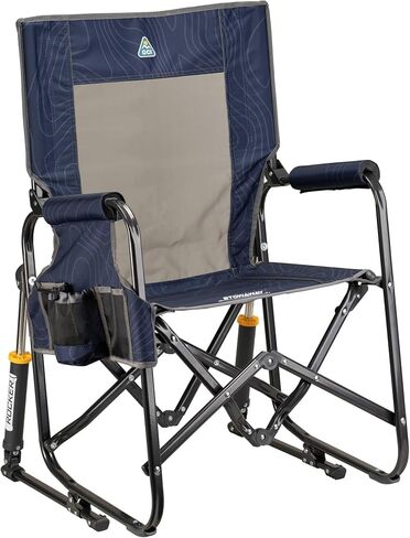 GCI Outdoor Freestyle Rocker XL Portable Folding Rocking Chair, Outdoor Camping Chair With Side Table in Saudi Arabia