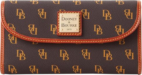 Dooney & Bourke Handbag, Gretta Continental Clutch Wallet - Brown in Saudi Arabia