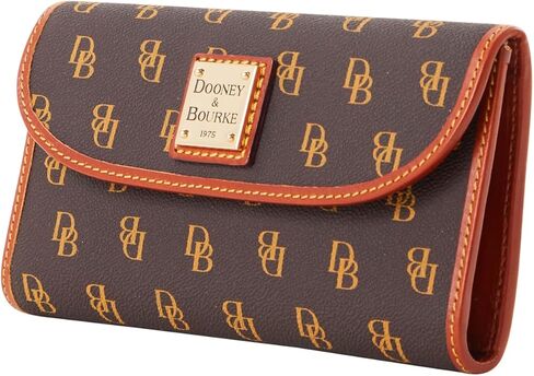 Dooney & Bourke Handbag, Gretta Continental Clutch Wallet - Brown in Saudi Arabia