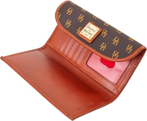 Dooney & Bourke Handbag, Gretta Continental Clutch Wallet - Brown in Saudi Arabia