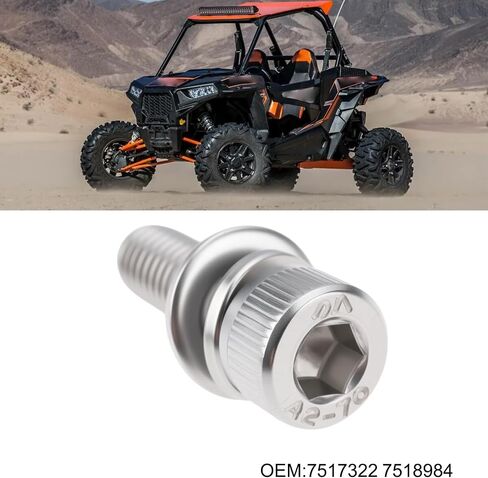 6pcs عادم براغي براغي استبدال الجزء 7517322 7518984 متوافق مع Polaris RZR XP 1000 2014-2018 in Saudi Arabia
