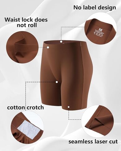 LEVAO Womens Boxer Briefs Boyshorts Seamless Underwear Pack Boy Shorts Panties for Women 6 Pack in Kuwait