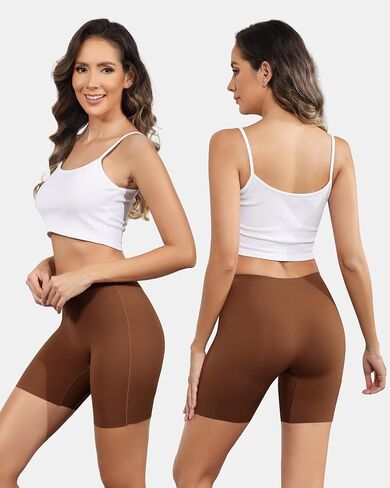 LEVAO Womens Boxer Briefs Boyshorts Seamless Underwear Pack Boy Shorts Panties for Women 6 Pack in Kuwait