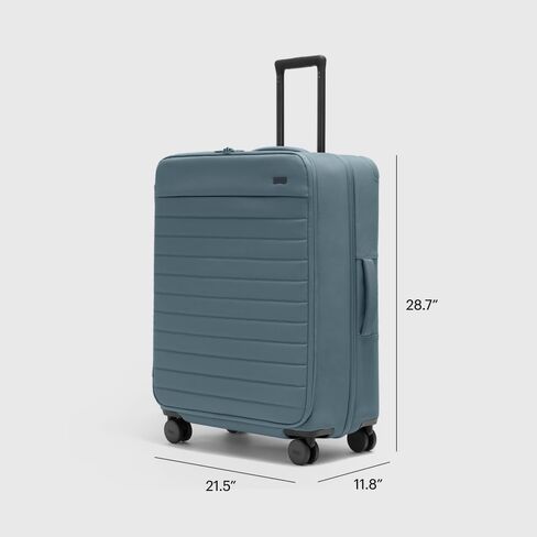 Away Softside Large Checked Suitcase, 29 Inch Lightweight, Expandable Luggage For Men & Women, Durable Nylon Exterior, TSA Approved Lock, Ideal For Trips 2+ Weeks, Coast Blue in Saudi Arabia