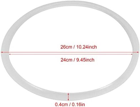 Instant Sealing Ring Clear, Mini Gasket Ring For Pressure Cooker 2 QT, Pressure Cooker Sealing Ring, Suitable for Home Pressure Cooker Kitchen Tool in Saudi Arabia