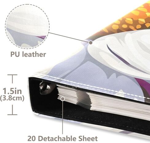 Jiponi Daisy Flower Flower USA Flag ألبوم صور كبير ، ألبومات قصاصات غلاف جلدية DIY لـ 4x6 5x7 6x8 صور ، كتاب ذاكرة لاصق ذاتي لحفل زفاف ، طفل ، عائلة in Kuwait