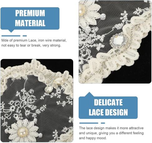 TEHAUX Handheld Lace Flower Pattern Fan Floral Design with Tassels for Stage Performances Weddings and Summer Parties Portable and Durable Wedding Bride Fan in Saudi Arabia