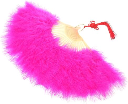 Wedding Bride Fan Elegant Plume Handheld Fan for Makeup Weddings Parties Dances and Photography Lightweight and Portable Bridal Favor Deep in Saudi Arabia