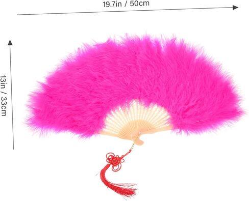 Wedding Bride Fan Elegant Plume Handheld Fan for Makeup Weddings Parties Dances and Photography Lightweight and Portable Bridal Favor Deep in Saudi Arabia