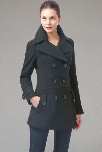 BGSD Women Joann Wool Blend Walking Pea Coat (متوفر أيضًا بحجم زائد و Petite) in Saudi Arabia