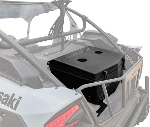 SuperATV Insulated Cooler/Cargo Box Compatible with Kawasaki Teryx KRX 1000: 2020+ | 30 Liter Capacity | Two Built-in Cup Holders | Keeps Out Water, Mud, and More in Saudi Arabia