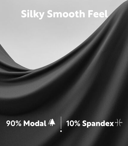 DAVID ARCHY Seamless Underwear for Men Micro Modal Support Pouch Soft Breathable Men's Trunks Underwear for 4 Pack in Kuwait