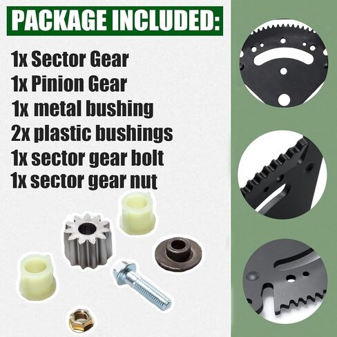 توجيه قطاع التوجيه مجموعة أدوات إعادة البناء المتوافقة مع جون ديري LA100 LA105 LA120 LA130 LA135 LA140 LA150 LA165 ، JOHN DEERE D SERIES LAWN TRACTORS يحل محل# GX21924BLE ، GX20053 ، GX20054 ، GX21994 in Kuwait