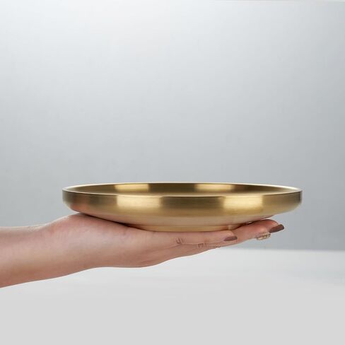 7.5 INCH Small Key Bowl for Entryway Table, Decorative Bowl for Keys, Catch All Bowl, Home Decor Accents (Gold) in Saudi Arabia