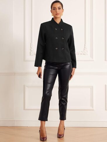 ALLEGRA K WINTER PEA COAT FOR WARDATATION STANCALAN TRIP in Saudi Arabia