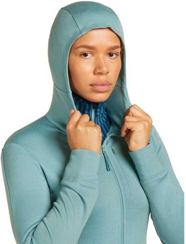 icebreaker Women Merino 260 Quantum Ls Zip Hoodie in Saudi Arabia