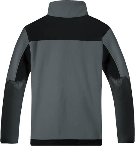 Mens Fleece Jacket Full Zip Lightweight Polar Fleece Jacket Casual Coats Soft Warm Outerwear with Pockets in Kuwait