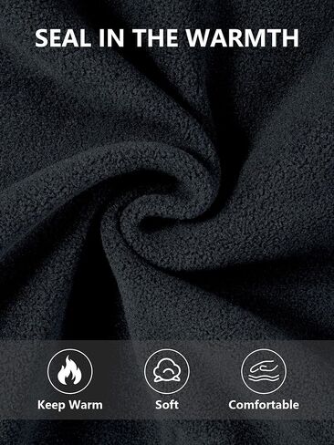 Mens Fleece Jacket Full Zip Lightweight Polar Fleece Jacket Casual Coats Soft Warm Outerwear with Pockets in Kuwait