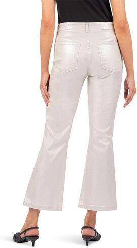 KUT from the Kloth Women's Kelsey High Rise Fab Ab Ankle Flare with Wide Hem in Saudi Arabia
