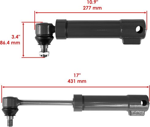 Caltric Power Steering Cylinder Compatible with Massey Ferguson 3401553M92 3774728V91 3774728M91 in Saudi Arabia