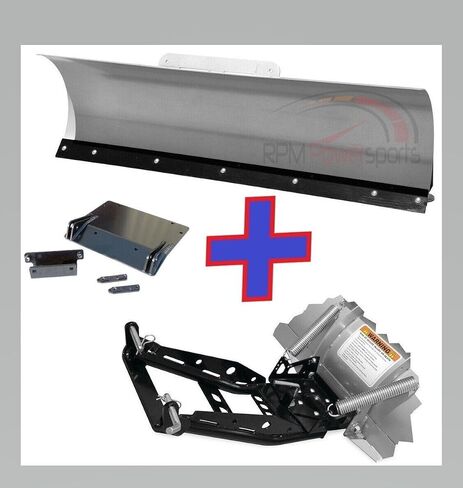 KFI Fits UTV 66" Snow Plow Kit Combo HiSun Compatible with Sector 550 and 750 in Saudi Arabia