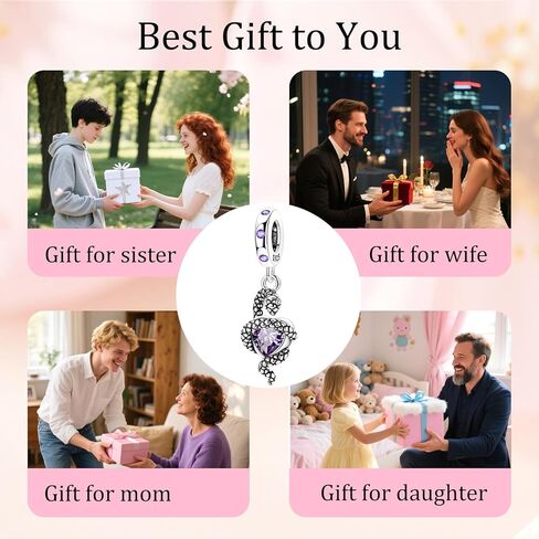 قطعتان في المجموع - 925 سحر حبة سيلف سيلف سيلف فضي لأساور باندورا وسحر قلادة سحر الأزياء - تعطي بشكل عشوائي سحرًا مفاجئًا in Kuwait