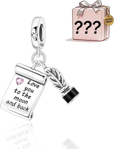 Multiple Surprise Blind Charms for Pandora Bracelet - 925 Sterling Silver Pendant Bead Charm for Bracelets and Necklace Dangle Beads Surprising Fashion Valentines Gifts for Wife/Girlfriend Women in Saudi Arabia