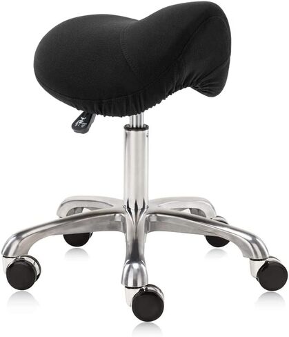 Saddle Stool Cover, Seat Slipcover, Jacquard Fabric Crease-Resistant Stretchy Washable Dust-Proof, Unique Size for Stool Model 510 KOA (Set of 1) in Saudi Arabia