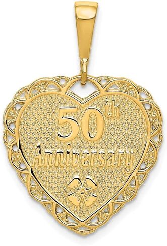Roy Rose Jewelry 14K Yellow Gold 50th Anniversary Charm in Saudi Arabia