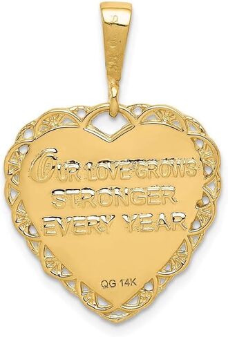 Roy Rose Jewelry 14K Yellow Gold 50th Anniversary Charm in Saudi Arabia
