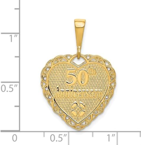 Roy Rose Jewelry 14K Yellow Gold 50th Anniversary Charm in Saudi Arabia