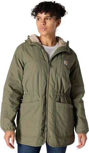 Carhartt Women's Rain Defender Loose Fit Lightweight Insulated Hooded Coat in Saudi Arabia