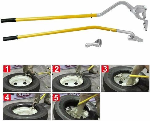 #US 17.5"- 24" Tire Mount Demount Kit Tubeless Truck Bead Breaker Tire Changing Tool in Saudi Arabia