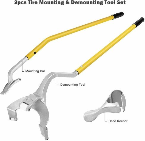 #US 17.5"- 24" Tire Mount Demount Kit Tubeless Truck Bead Breaker Tire Changing Tool in Saudi Arabia