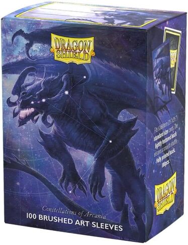 Dragon Shield Sleeves – Limited Edition: Brushed Art: Constellations: Drasmorx 100CT - Card Sleeves - Smooth & Tough - Compatible with Pokémon & Magic The Gathering TCG OCG & Hockey Cards in Saudi Arabia