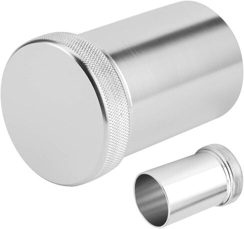 Qiilu 2in Weld على غطاء الحشو Cap Aluminy Weld على رقبة الحشو والغطاء 2 "لحام الوقود مع رقبة حشو الغطاء أجزاء خزان الوقود تجديد السيارة (الفضة) in Saudi Arabia