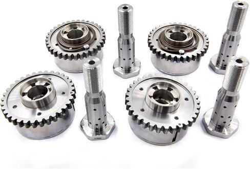 4PCS Intake&Exhaust VVT Camshaft Gear Sprockets & 4PCS Oil Control Valve Cam 5184369AH 5184370AH 5184150AF for 3.6L Pentastar Engine V6 Chrysler Dodge Avenger Challenger Charger Journey Cherokee Jeep in Saudi Arabia