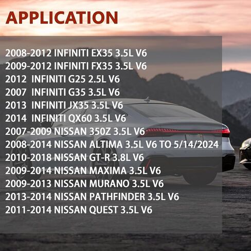 توقيت صمام متغير السحب (VVT) ناديات ناضحة لـ Infiniti ex35 Fx35 G25 G35 JX35 QX60 NISSAN 350Z Altima GT-R MAXIMA MURANO PATHFINDER QUEST 2.5L 3.5L 3.8L 13025-JK20A 13025-JK21A in Kuwait