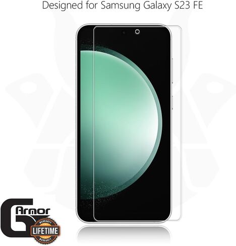 2 Pack Screen Protector for Samsung Galaxy A12 and A13 - Protective Tempered Glass Screen Cover, Phone Case Friendly, Lifetime Replacement in Saudi Arabia