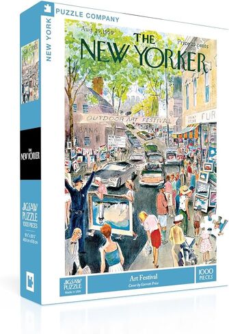 New York Puzzle Company - New Yorker Art Shop - 1000 Piece Jigsaw Puzzle for Adults by Robert Kraus in Saudi Arabia