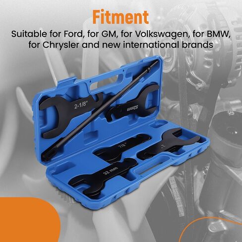MaxPeedingRods 10pcs مجموعة مفكري القابض من المعجبين ، مجموعة أدوات إزالة القابض مع Ford/GM/chrysler/Jeep/VW/BMW ، يقوم مجموعة Spanner بإصلاح Auto Repirn in Kuwait