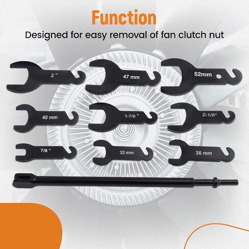 MaxPeedingRods 10pcs مجموعة مفكري القابض من المعجبين ، مجموعة أدوات إزالة القابض مع Ford/GM/chrysler/Jeep/VW/BMW ، يقوم مجموعة Spanner بإصلاح Auto Repirn in Kuwait